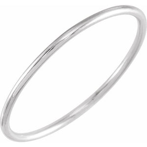 1MM PLAIN STACKABLE RING