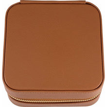 Load image into Gallery viewer, VEGAN LEATHER JEWELRY CASE WITH MIRROR

