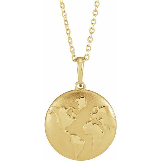 ONE WORLD COIN NECKLACE
