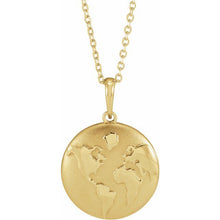 Load image into Gallery viewer, ONE WORLD COIN NECKLACE
