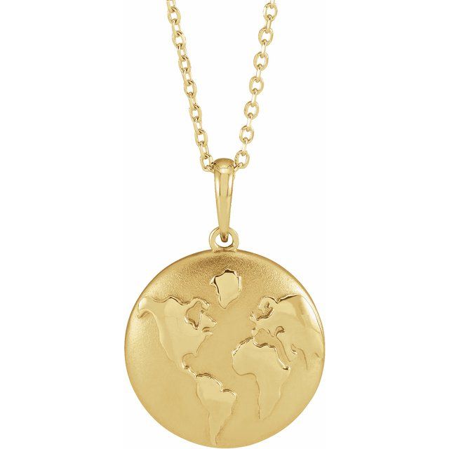 ONE WORLD COIN NECKLACE