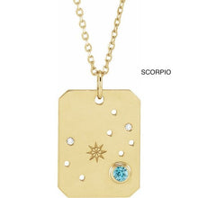 Load image into Gallery viewer, ZODIAC CONSTELLATION NECKLACE
