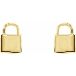 PETITE LOCK EARRINGS