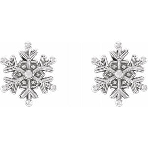 PETITE SNOWFLAKE EARRINGS