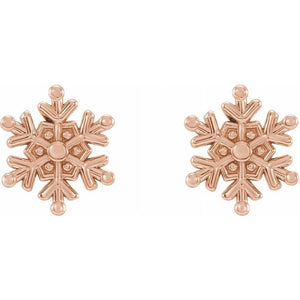 PETITE SNOWFLAKE EARRINGS