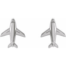 Load image into Gallery viewer, PETITE AIRPLANE EARRINGS
