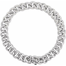 Load image into Gallery viewer, ¾ CTW DIAMOND CURB CHAIN BRACELET
