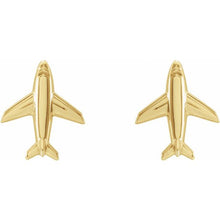 Load image into Gallery viewer, PETITE AIRPLANE EARRINGS

