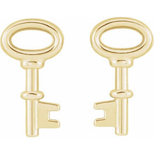 Load image into Gallery viewer, PETITE KEY EARRING(S)

