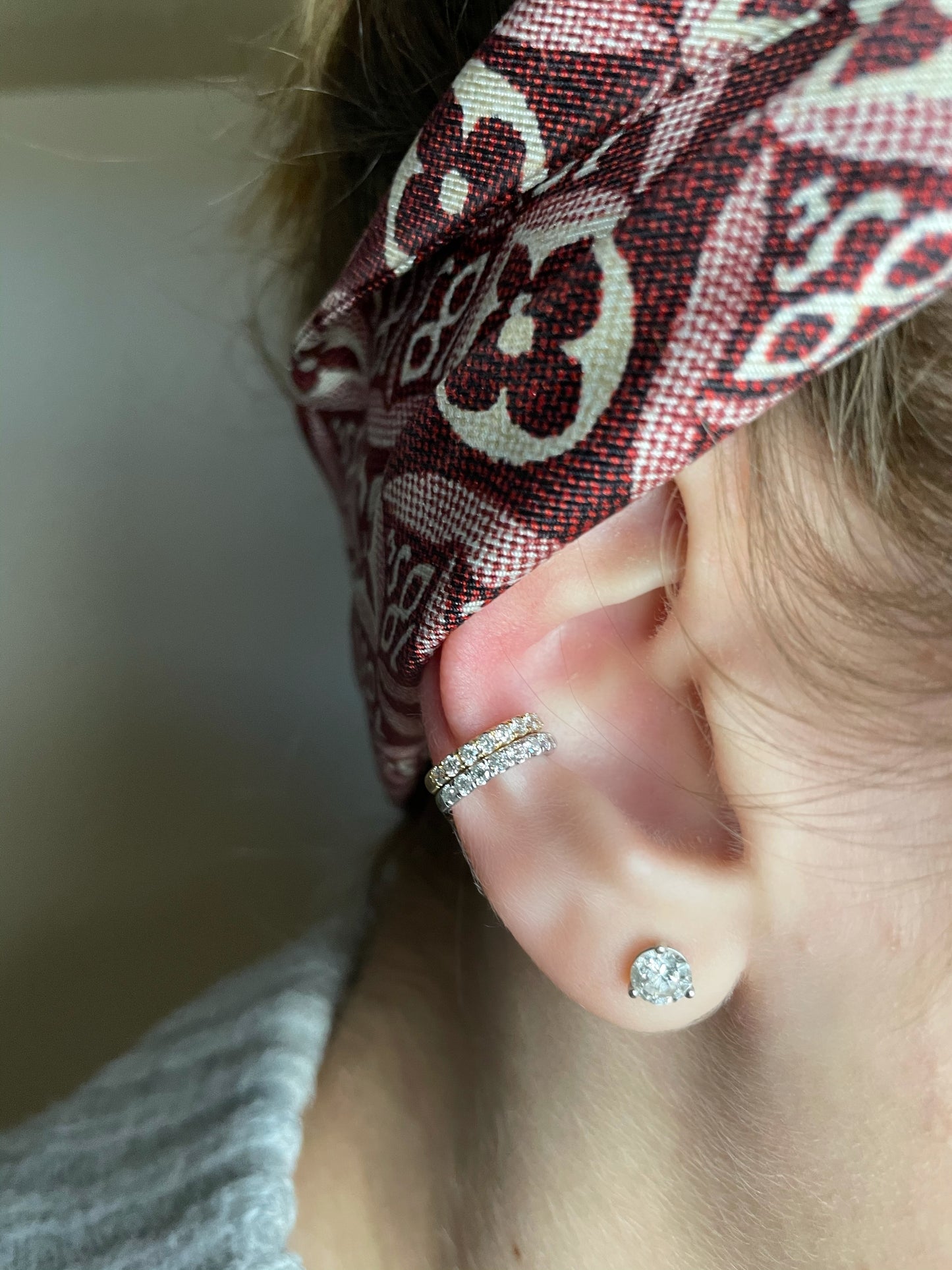 DIAMOND EAR CUFF